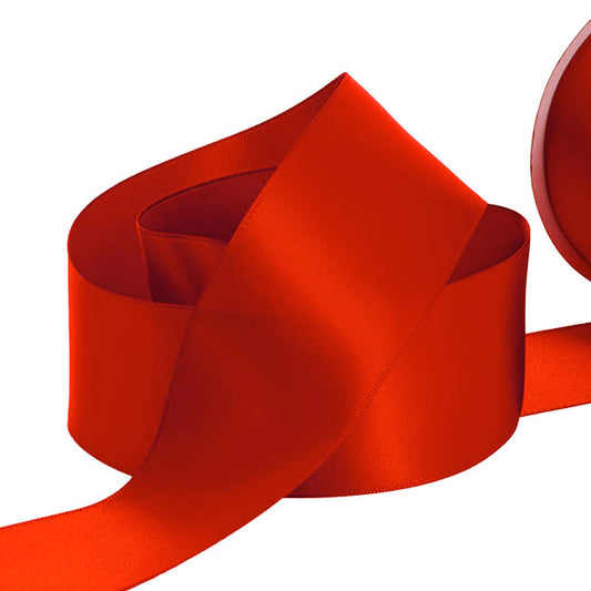 Ribbon Satin Deluxe Double Faced Red (50mmx30m)