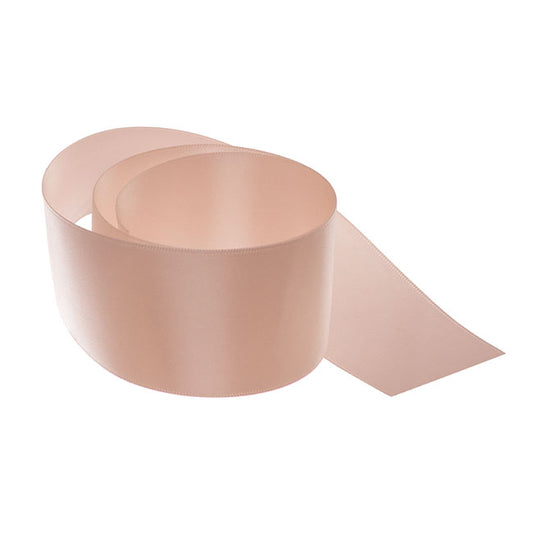 Ribbon Satin Deluxe Double Faced Rose Gold (50mmx25m)
