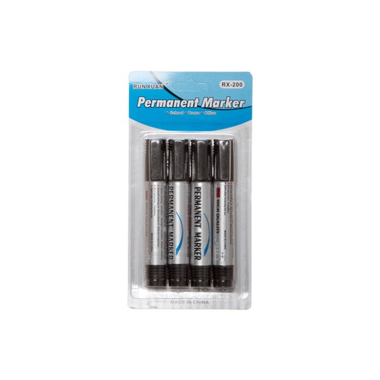 Permanent Marker Black Pack 12