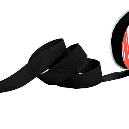 Ribbon Deluxe Velvet Cut Edge Black (25mmx20m)