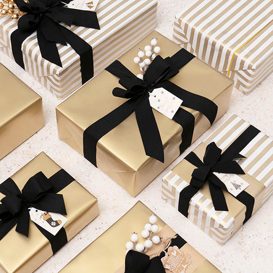 Ribbon Deluxe Velvet Cut Edge Black (50mmx20m)