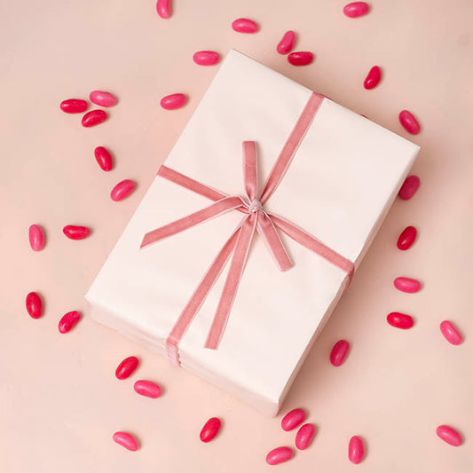 Ribbon Premium Plush Velvet Woven Edge Dusty Pink (10mmx20m)