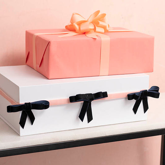 Ribbon Premium Plush Velvet Woven Edge Navy Blue (15mmx20m)