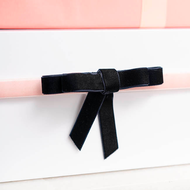 Ribbon Premium Plush Velvet Woven Edge Navy Blue (15mmx20m)