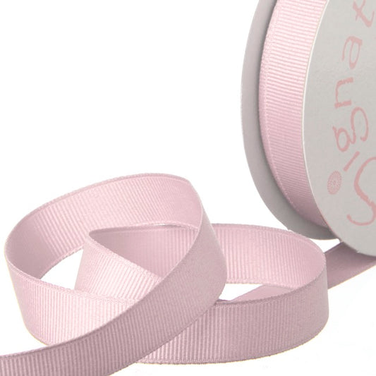 Ribbon Plain Grosgrain Baby Pink (15mmx20m)