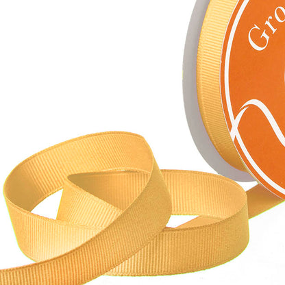 Ribbon Plain Grosgrain Buttercup (15mmx30m)