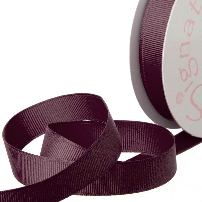 Ribbon Plain Grosgrain Burgundy (15mmx20m)