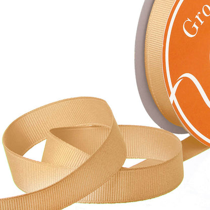 Ribbon Plain Grosgrain Deep Natural (15mmx30m)