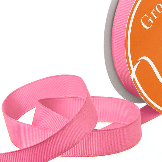Ribbon Plain Grosgrain Medium Pink (15mmx30m)