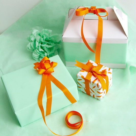 Ribbon Plain Grosgrain Orange (15mmx20m)