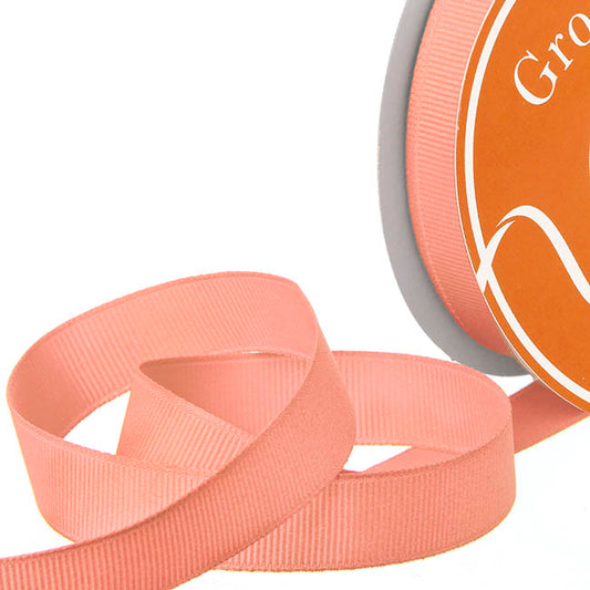 Ribbon Plain Grosgrain Peach (15mmx30m)