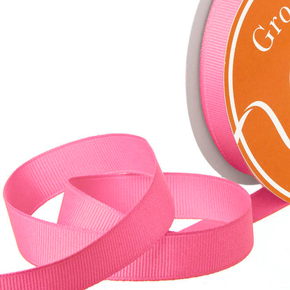 Ribbon Plain Grosgrain Deep Pink (15mmx30m)