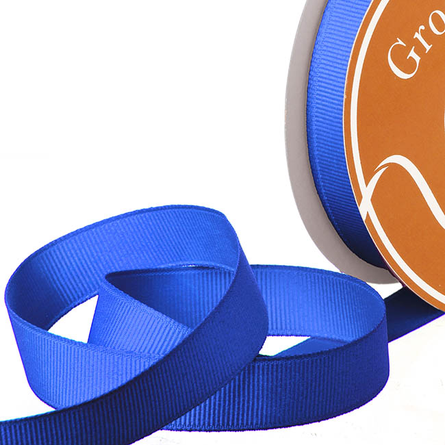Ribbon Plain Grosgrain Royal Blue (15mmx30m)