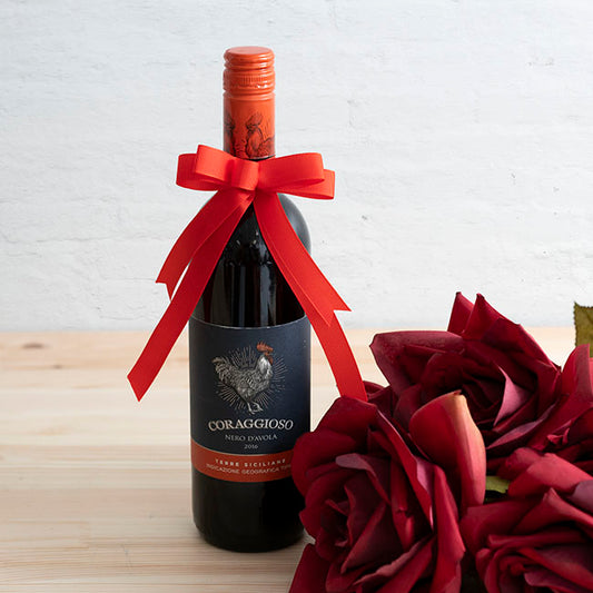 Ribbon Plain Grosgrain Red (15mmx20m)