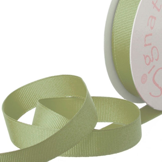 Ribbon Plain Grosgrain Sage (15mmx20m)