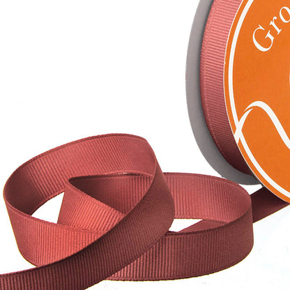 Ribbon Plain Grosgrain Sienna Blaze (15mmx30m)