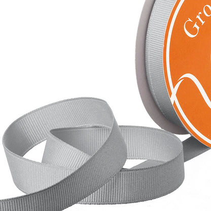 Ribbon Plain Grosgrain Silver (15mmx30m)