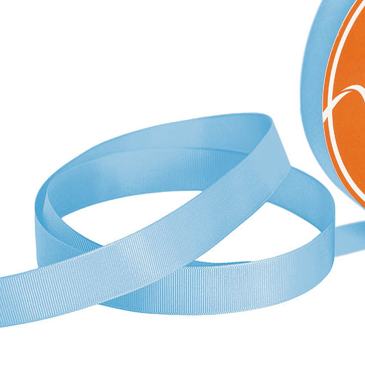 Jumbo Bulk Ribbon Grosgrain Plain Baby Blue (25mmx100yd)