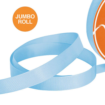 Jumbo Bulk Ribbon Grosgrain Plain Sky Blue (25mmx100yd)