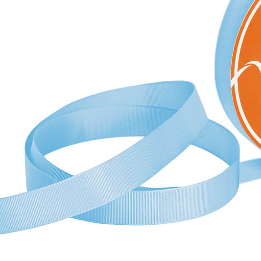 Jumbo Bulk Ribbon Grosgrain Plain Sky Blue (25mmx100yd)