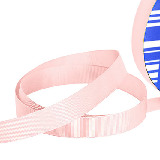 Jumbo Bulk Ribbon Grosgrain Plain Baby Pink (25mmx100m)