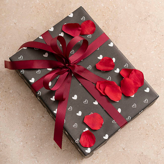 Jumbo Bulk Ribbon Grosgrain Plain Burgundy (25mmx100m)