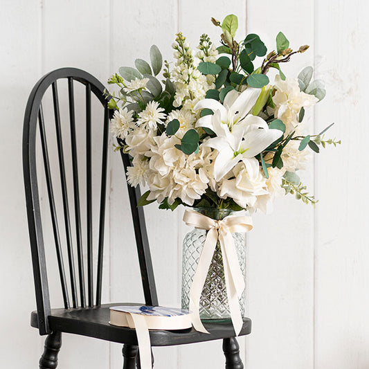 Jumbo Bulk Ribbon Grosgrain Plain Cream (25mmx100m)