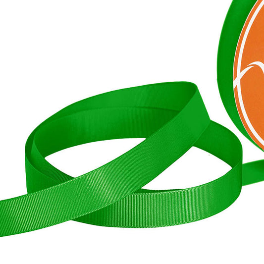 Jumbo Bulk Ribbon Grosgrain Plain Emerald Green (25mmx100yd)