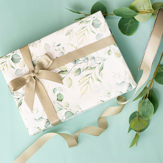 Jumbo Bulk Ribbon Grosgrain Plain Sage (25mmx100m)