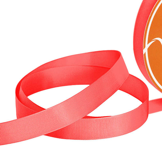 Jumbo Bulk Ribbon Grosgrain Plain Watermelon (25mmx100yd)