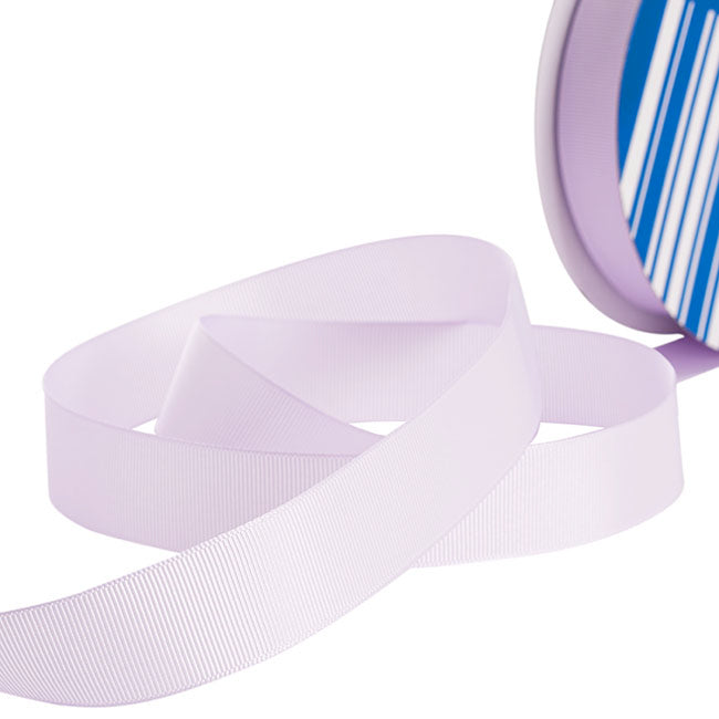 Bulk Grosgrain Ribbon Plain Lavender Orchid (25mmx50m)