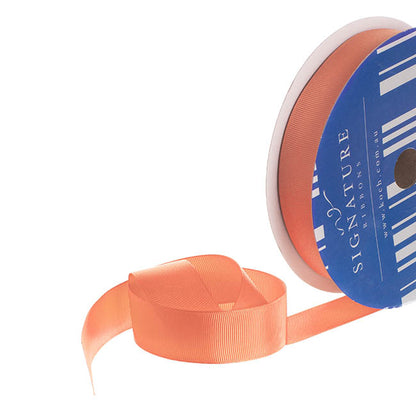 Bulk Grosgrain Ribbon Plain Peach (25mmx50m)