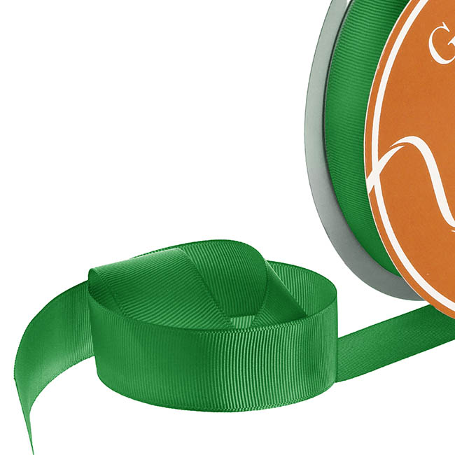 Ribbon Plain Grosgrain Emerald Green (25mmx30m)