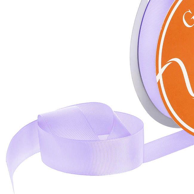 Ribbon Plain Grosgrain Lavender Orchid (25mmx30m)