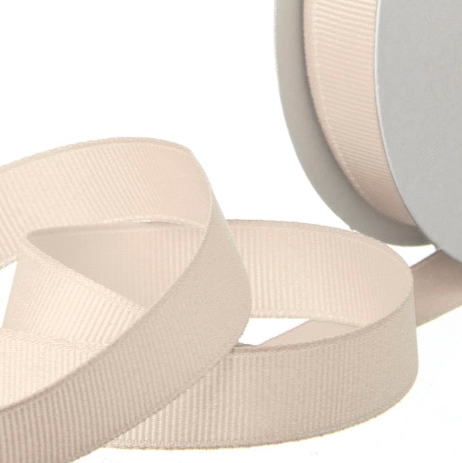 Ribbon Plain Grosgrain Natural (25mmx20m)