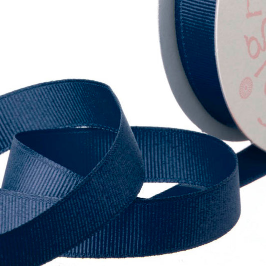 Ribbon Plain Grosgrain Navy (25mmx20m)