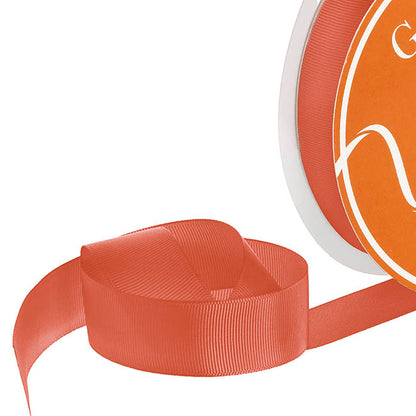 Ribbon Plain Grosgrain Burnt Ochre (25mmx30m)