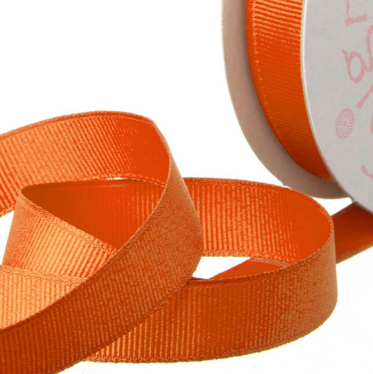 Ribbon Plain Grosgrain Orange (25mmx20m)