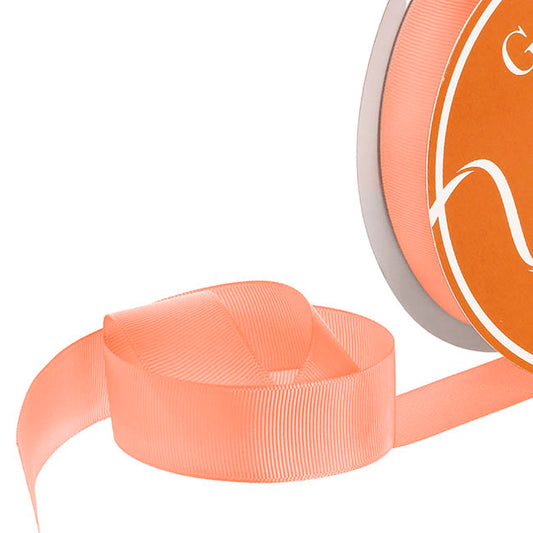 Ribbon Plain Grosgrain Peach (25mmx30m)
