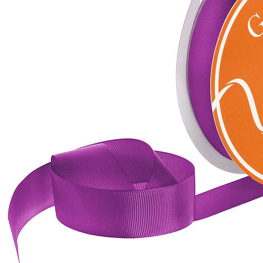 Ribbon Plain Grosgrain Purple (25mmx30m)
