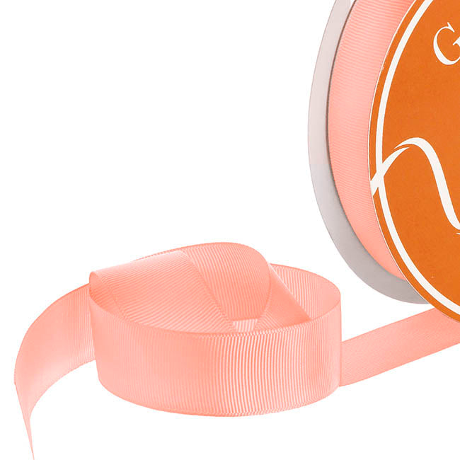 Ribbon Plain Grosgrain Rose Gold (25mmx30m)
