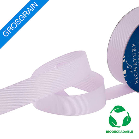 Ribbon Bio-Poly Blend Grosgrain Lavender Orchid (25mmx25m)