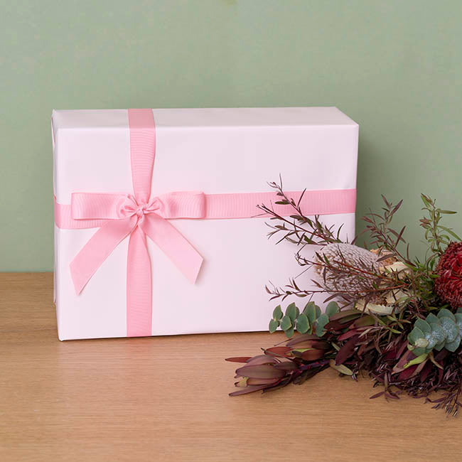 Ribbon Bio-Poly Blend Grosgrain Pink Delight (25mmx25m)