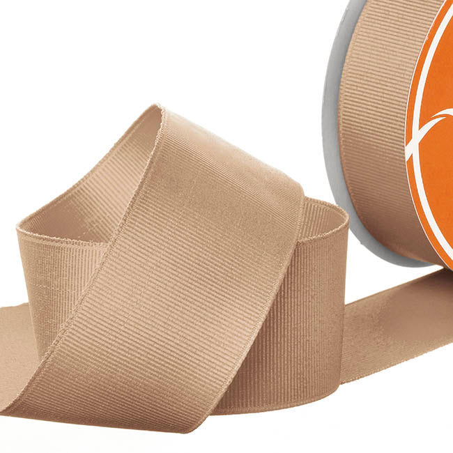 Ribbon Plain Grosgrain Milk Coffee (38mmx30m)
