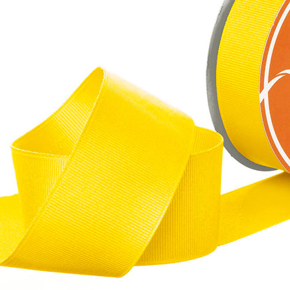Ribbon Plain Grosgrain Lemon