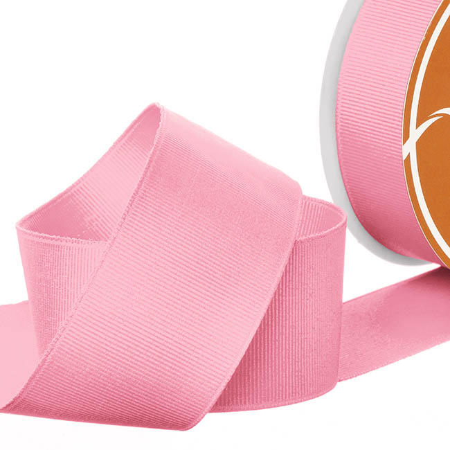 Ribbon Plain Grosgrain Medium Pink (38mmx30m)
