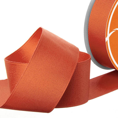 Ribbon Plain Grosgrain Burnt Ochre (38mmx30m)
