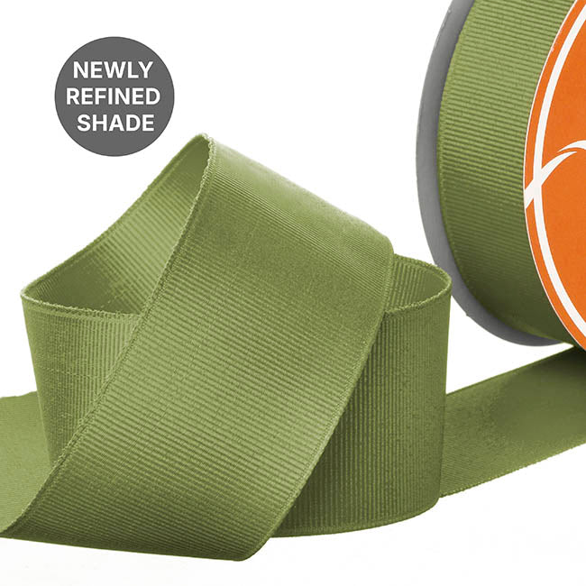 Ribbon Plain Grosgrain Olive (38mmx20m)