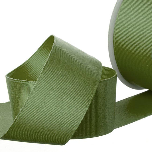 Ribbon Plain Grosgrain Olive (38mmx20m)