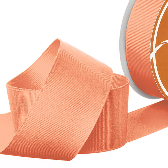 Ribbon Plain Grosgrain Peach (38mmx30m)
